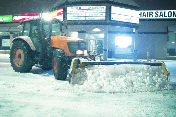 commercial snow clearing